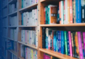 Library and Bookshelf
