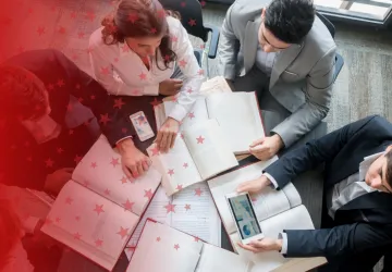Business Professionals Meeting Together