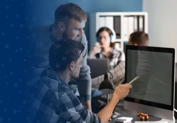 IT Students Working on Problems
