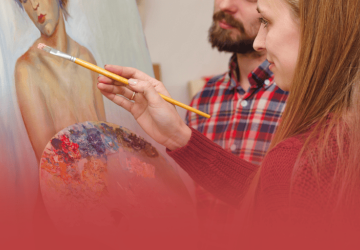 Art Students Painting