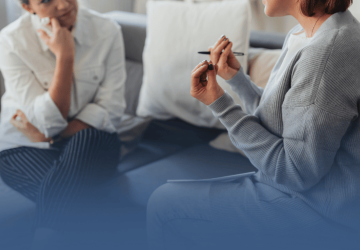 Counselor Speaking with Patient on Couch