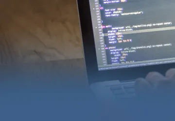 HTML on Laptop Screen