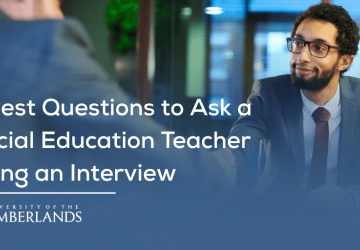 Special Education Teacher Being Interviewed