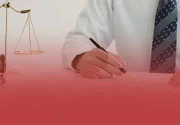 Legal Partner with Scales of Justice and Gavel