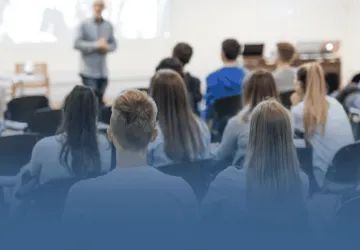 Educator Speaking in Classroom