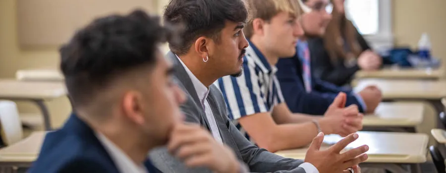 students in a classroom