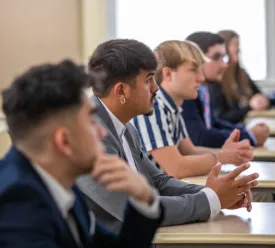 students in a classroom