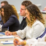 Students taking notes