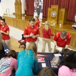 Students at a University of the cumberlands information booth