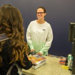 A student purchasing books