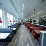Newly renovated cafeteria