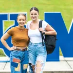 Students on the lawn outside of Cumberlands campus center