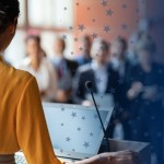 Person Speaking Publicly