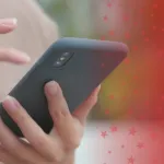 Student Using App on Phone