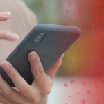 Student Using App on Phone