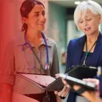 Healthcare Workers Talking in a Group