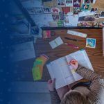 Student Studying at Desk