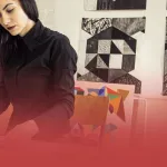 Artist Working on Project
