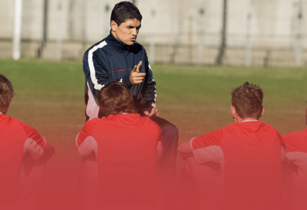 Coach Speaking to Athletes